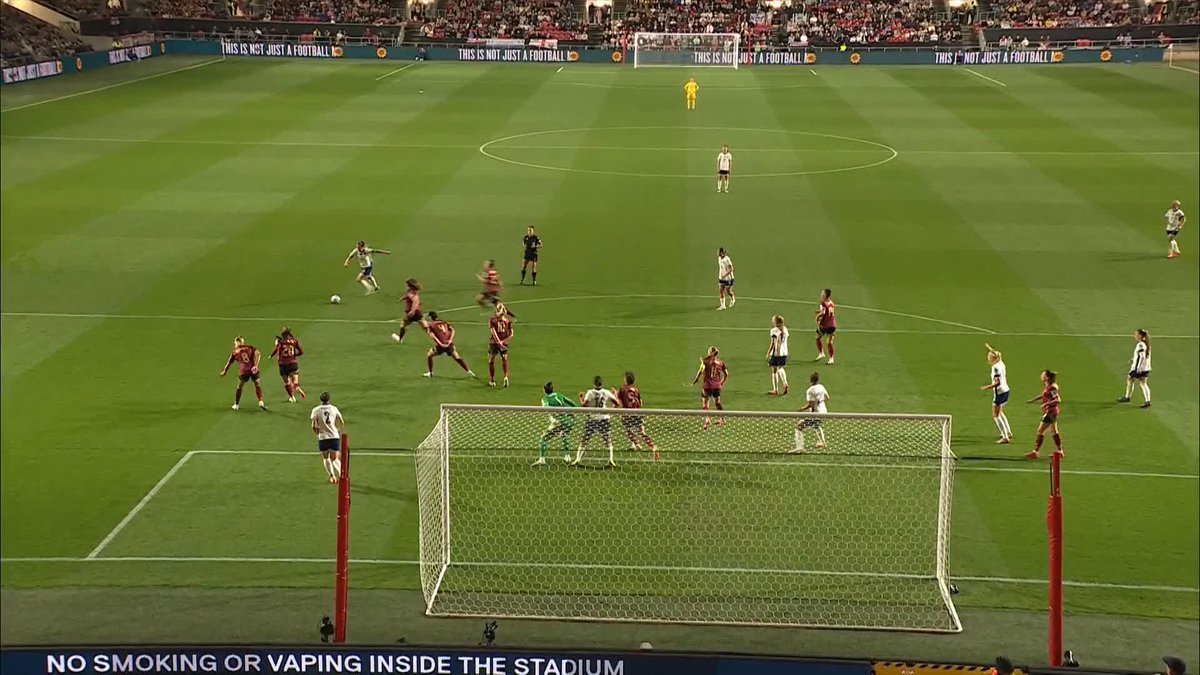 Could you get a more popular goalscorer? Keira Walsh finally has her first #Lionesses goal on her 83rd appearance! ⚽️ #ITVFootball | #ENGBEL