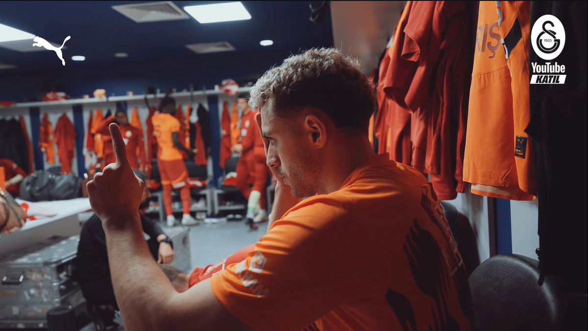 Barış Alper Yılmaz, Fenerbahçe maçı öncesi kendisini test ederken. (GS Youtube Katıl)