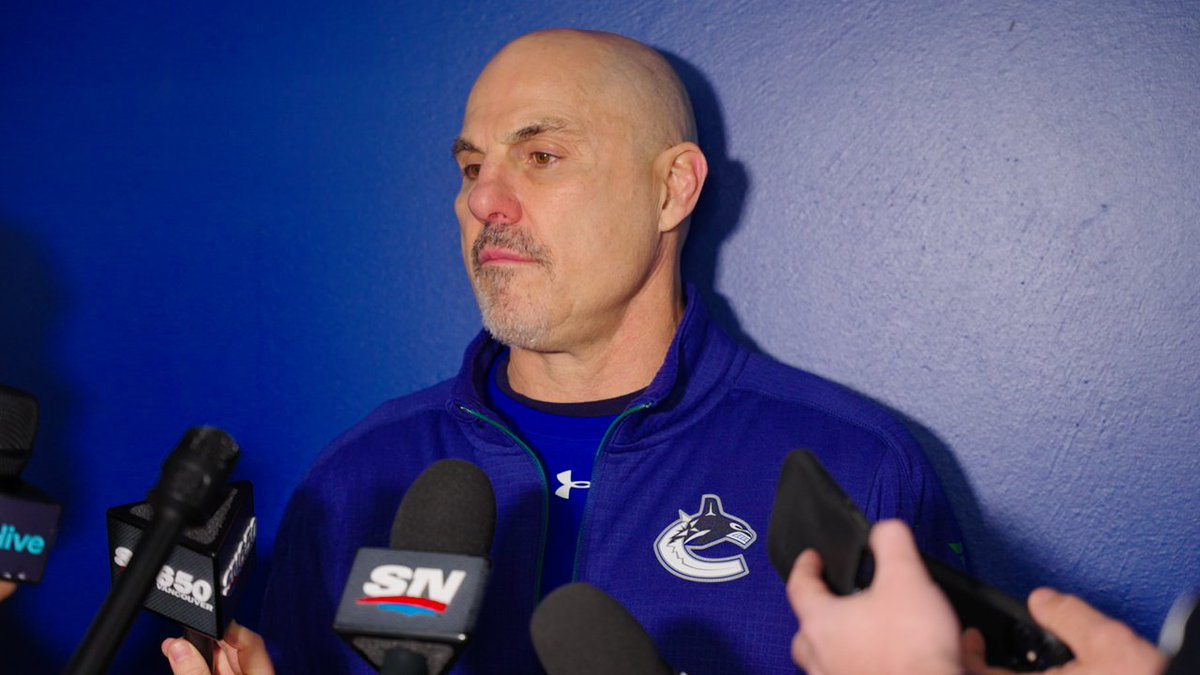 "We got some young guys here that we got to just keep preaching good habits." 🗣 Head Coach Rick Tocchet speaks on building a foundation with the young guys in the lineup, some injury updates, and more.