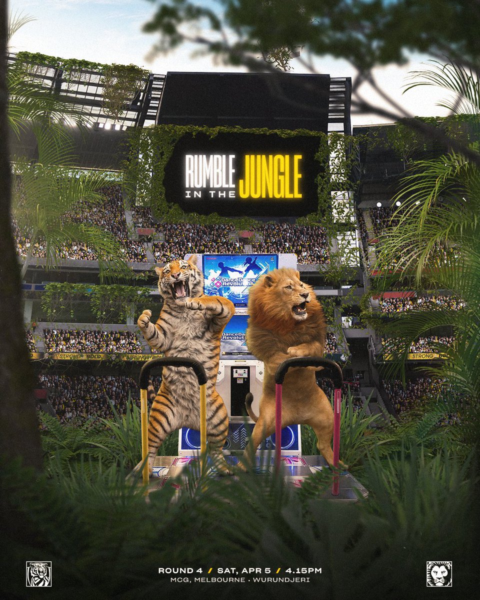 Saturday arvo battle against the reigning premier, let’s dance 🕺🐯🦁 Game Day Hub: