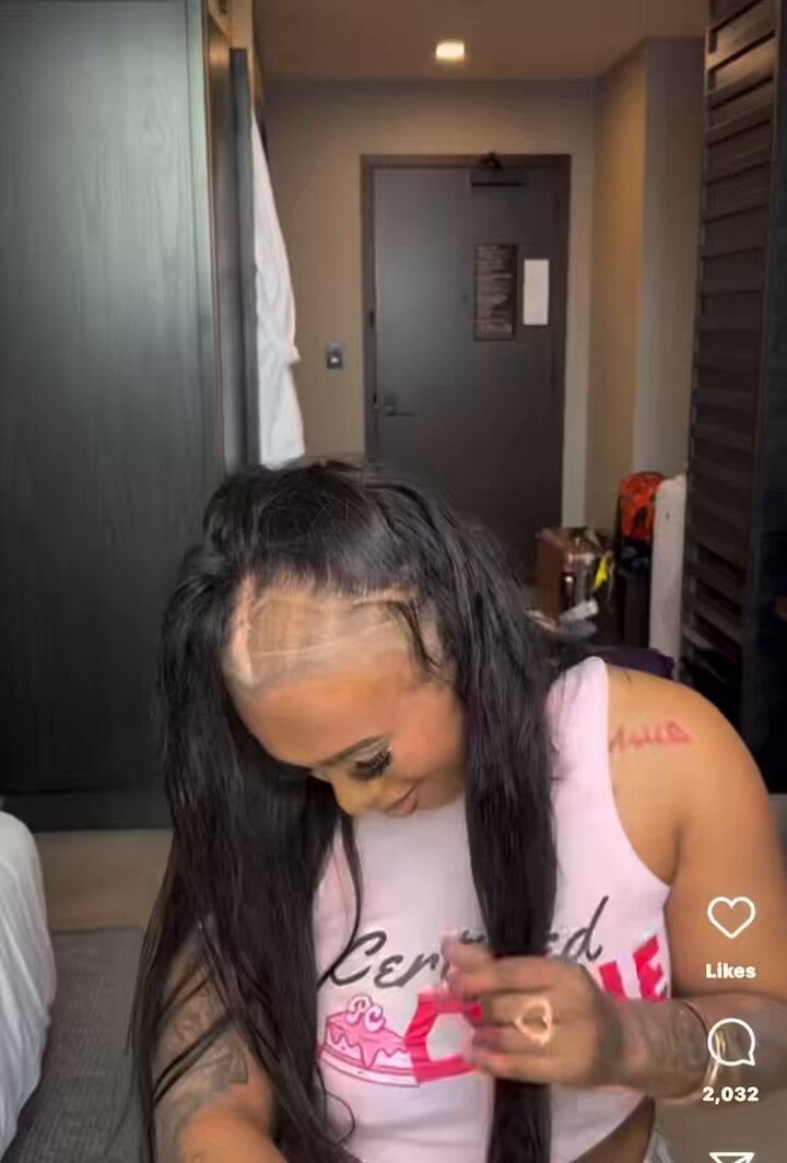 Ivori getting the fresh install via Instagram with a little subtle shade at her altercation with Stunna Girl 😭😍 #BaddiesAfrica