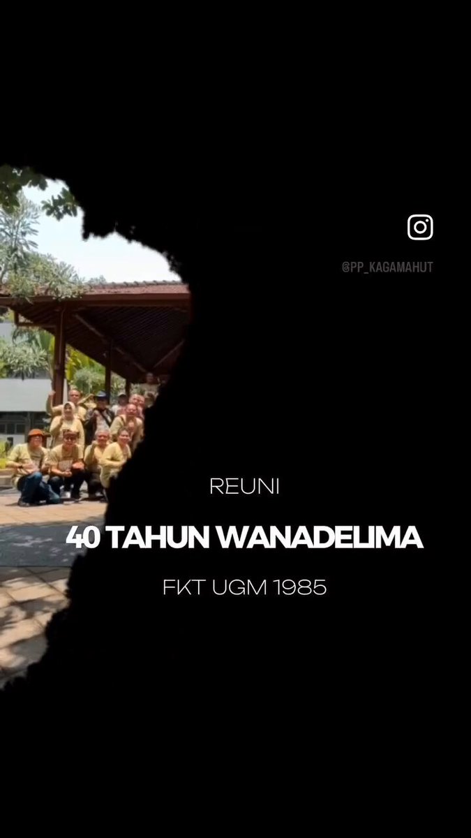 Reuni 40 tahun Wanadekima- Fakultas Kehutanan UGM 1985, 49 tahun Sesrawungan. Ada yang lihat si nganu di video ini kah?