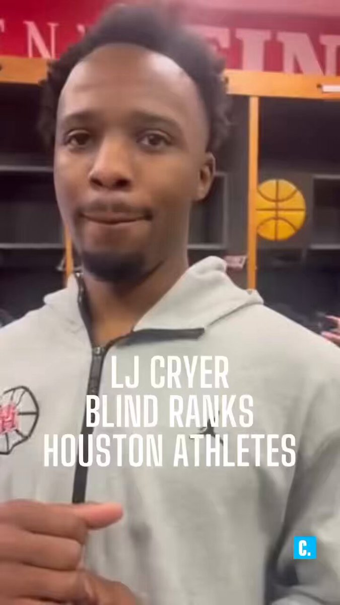 Blind ranking Houston sports legends with L.J. Cryer 🫣 Is he valid or nah? 👀