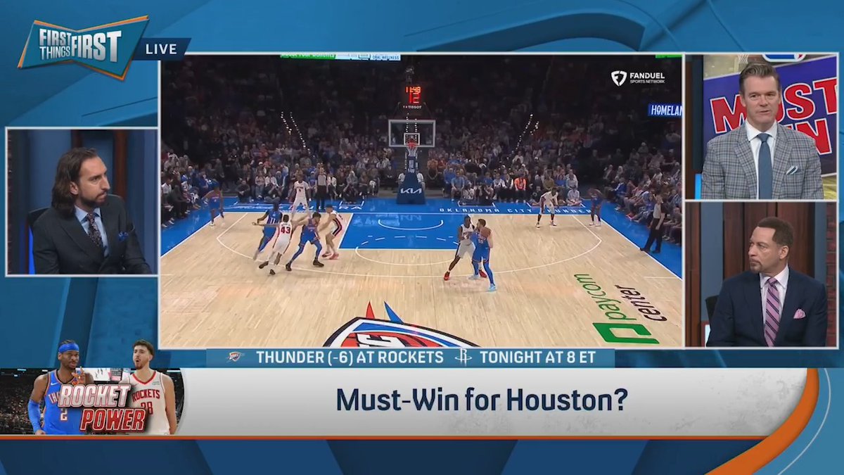 The Celtics are 2, but they’re actually 1. The Rockets are 2, but they’re actually 7. So is this a must-win for 2 vs. 1? 😅🤣 nick wright | Wildes | Chris Broussard
