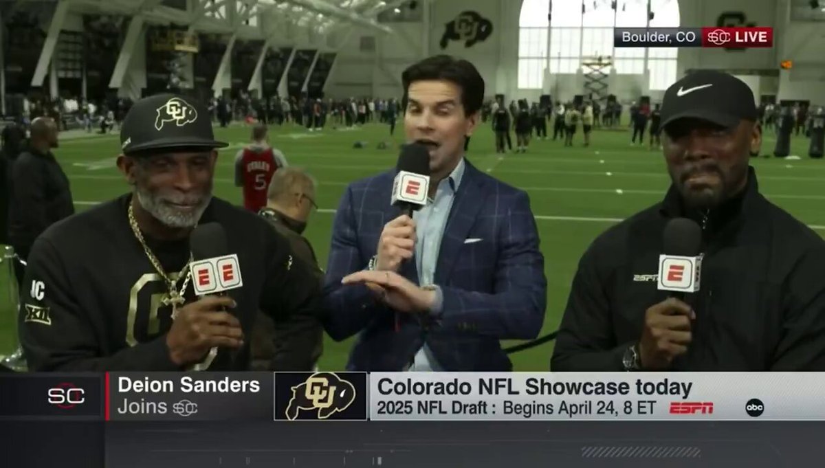 Coach Prime earlier today on SportsCenter: “I like these colors”👀⚜️