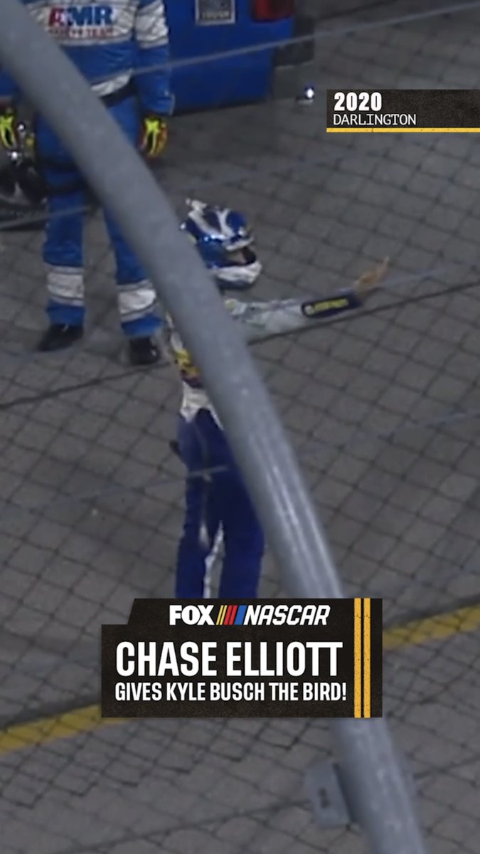 Chase Elliott. Kyle Busch. Darlington. 🐦🏁