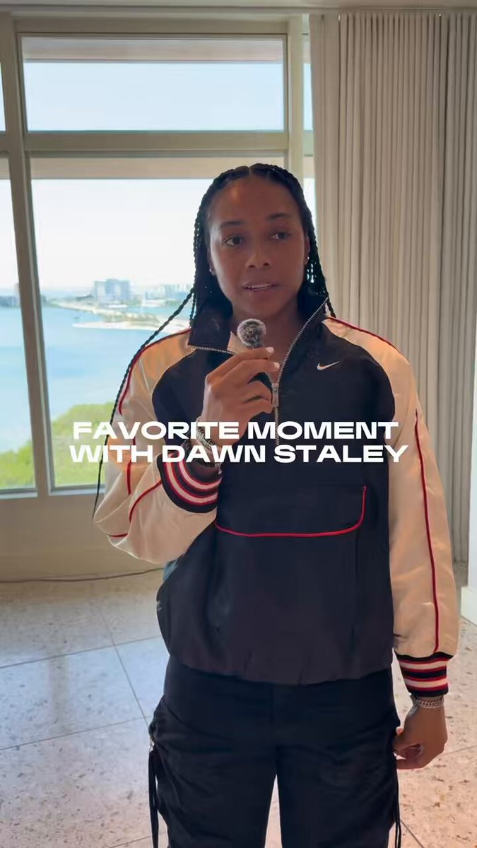 Caught up with @gamecockwbb alum Allisha Gray ahead of tonight’s Final Four matchup to hear her favorite moment with Dawn Staley! Spoiler: Coach had a little something to say too 👀
