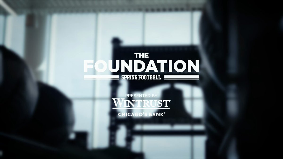 "It all comes back to 𝗪𝗵𝗮𝘁'𝘀 𝗜𝗺𝗽𝗼𝗿𝘁𝗮𝗻𝘁 𝗡𝗼𝘄." First episode of The Foundation: Spring Football series, presented by Wintrust, premieres Monday, April 7.