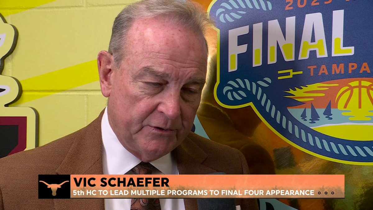 "Got to do what you've done all year long. ... Nothing more, nothing less." Vic Schaefer on his message to Texas women's basketball ahead of their Final Four appearance 😤