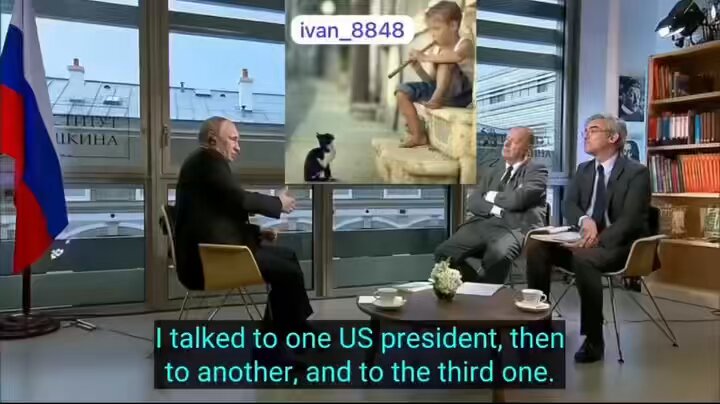 ‘Men in dark suits’ rule U.S. President Putin Who are those men in dark suits? 🤔