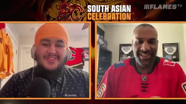 .The Maharaja checked in with #Flames TV Punjabi to talk about his love of the Flames, his wrestling career and the importance of tomorrow's South Asian Celebration Game!