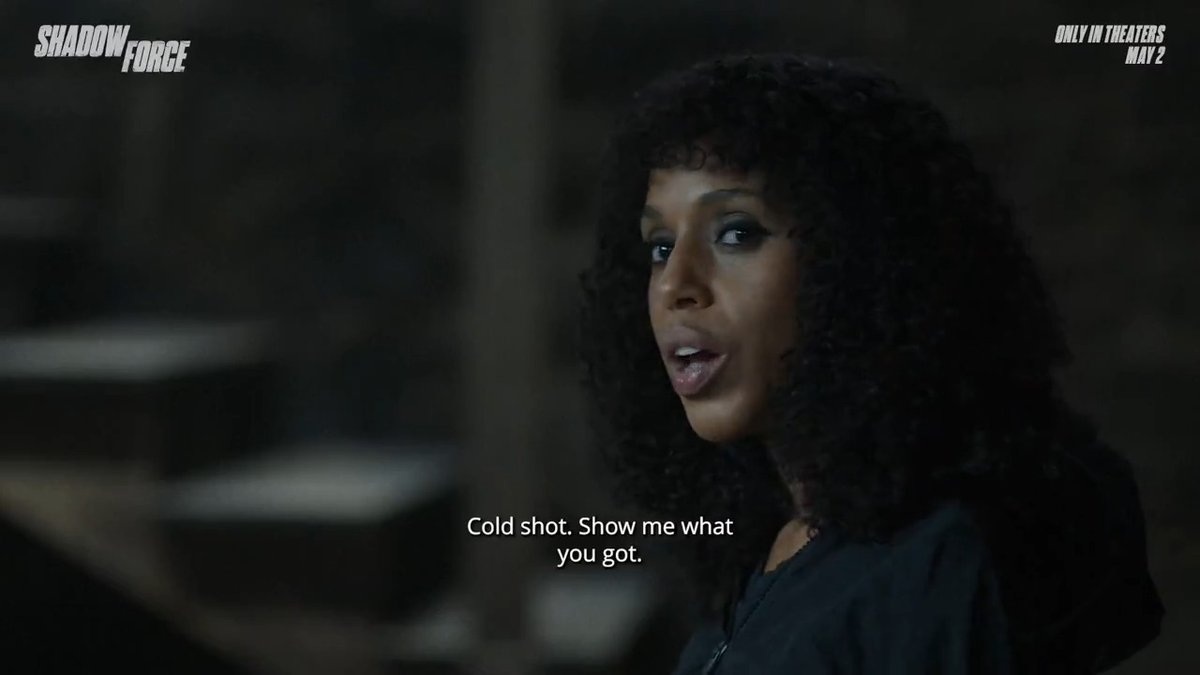 Lock and load. Kerry Washington and Omar Sy star in #ShadowForce – in theaters May 2.