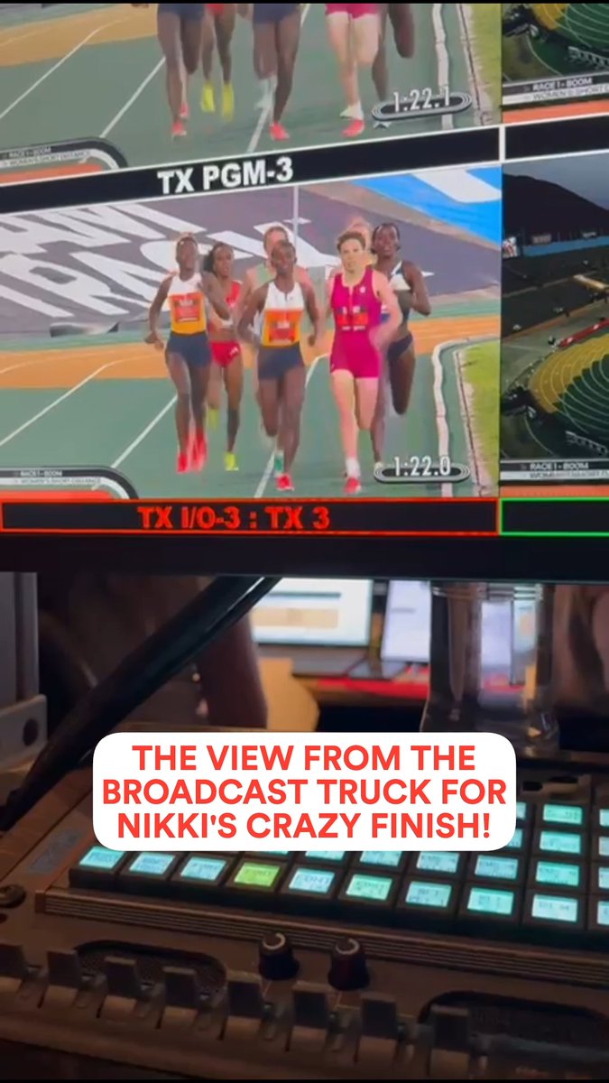 Nikki had the broadcast team on the edge of their seat 🤣 🤣