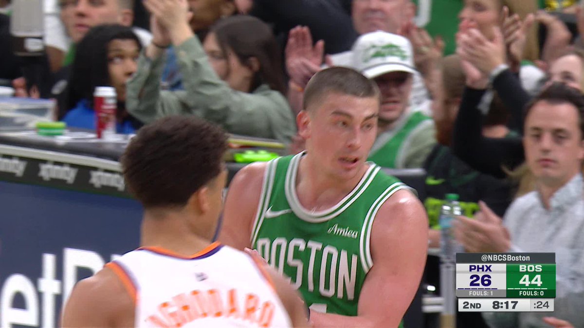BOSTON HAS THE NEW 3-POINT RECORD 🙌☘️ They knocked down their 1,364th triple to pass the 2022-23 Warriors for most in a season!