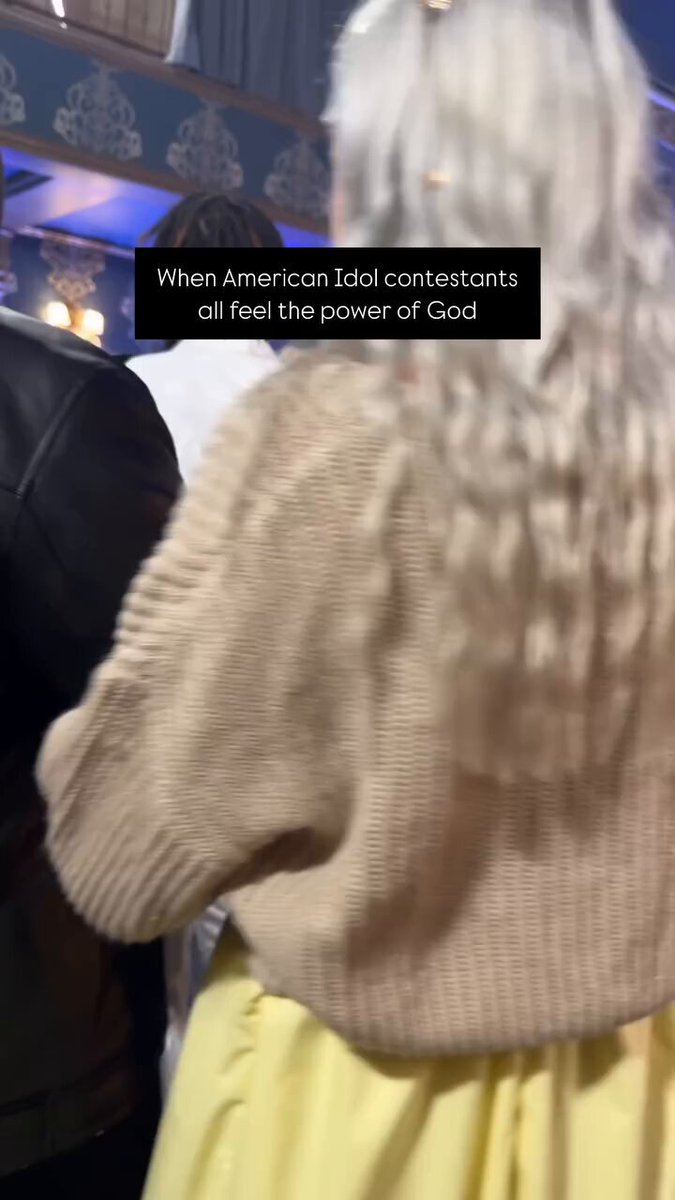 Wow. American Idol contestants spontaneously erupt in praise to God, singing worship songs. Culture is shifting. Christ is King. ✝️