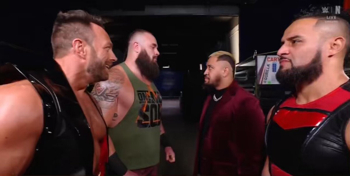LA Knight/Tama Tonga exchange LMAO 💀