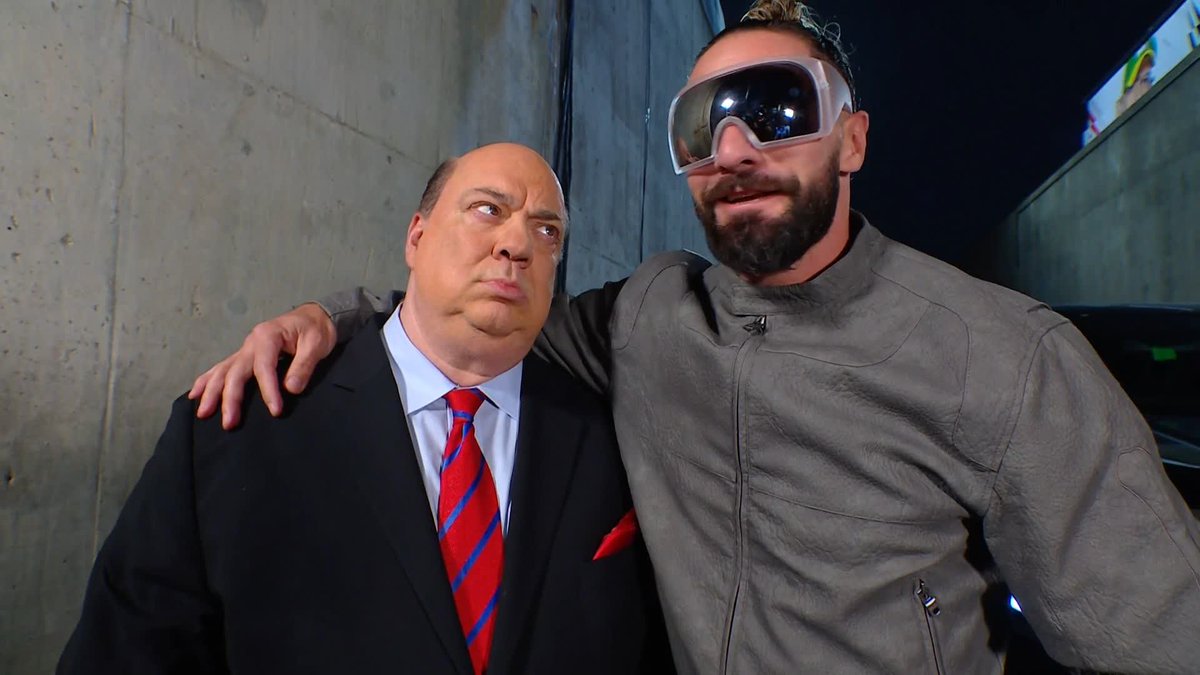 .Paul Heyman is going through it right now... 😬 Seth Rollins #SmackDown