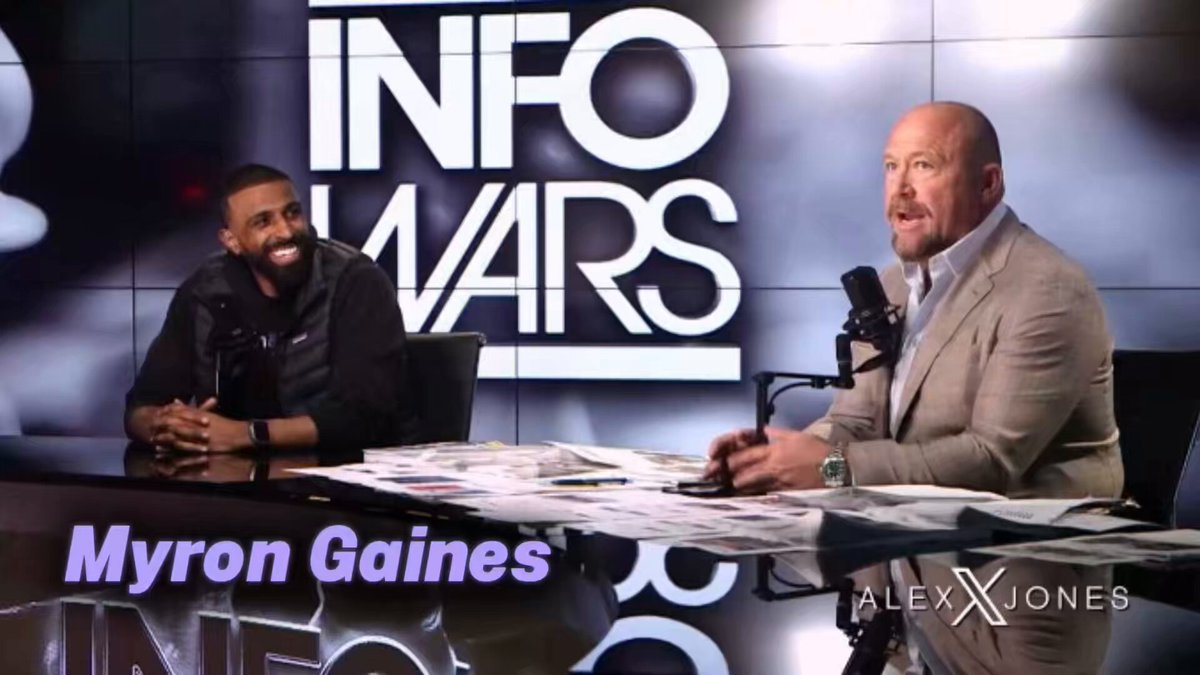 ♦️Myron Gaines - InfoWars takeover Bro had everyone sweating💀