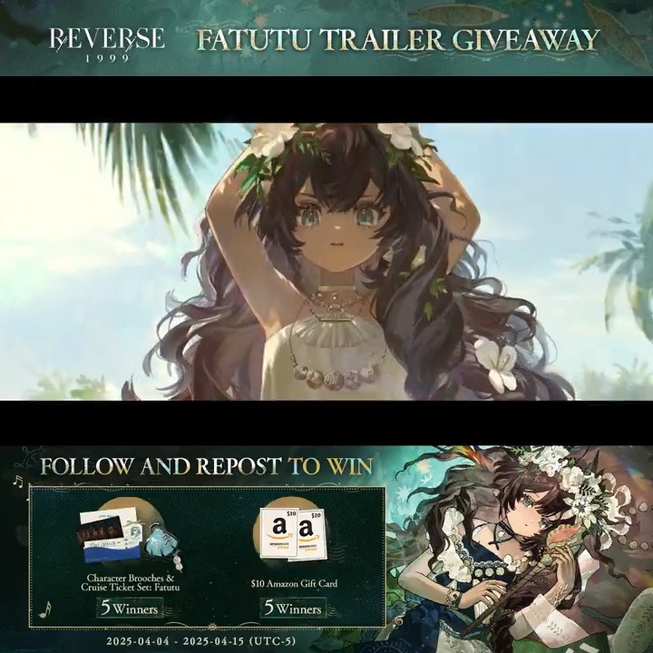 Fatutu Trailer - Beyond the Archipelago | Reverse: 1999 She witnessed the outside world, yet home lay sealed within the crystal ball. [Giveaway] 1.Follow Reverse: 1999 | Version 3.5 Available Now 2.RT before Apr.15 HD: DL: #Reverse1999Ver2ꓸ4 #Fatutu