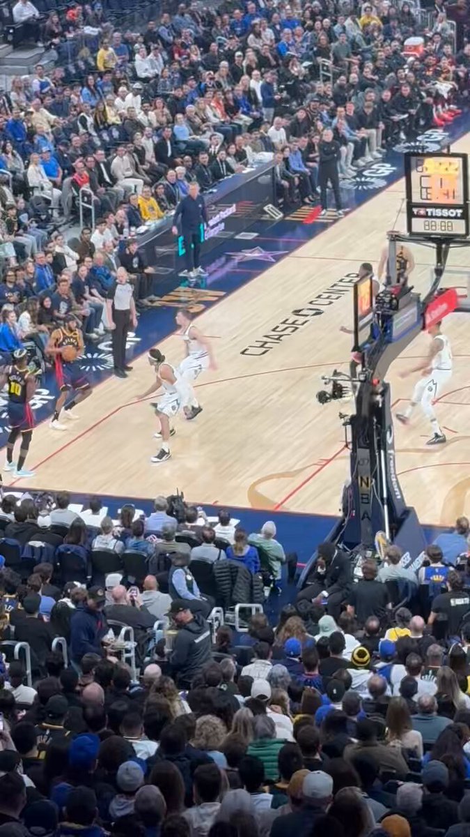 Steph Curry just hit Michael Porter Jr. with the double-cross, step-back, look-away 3-pointer
