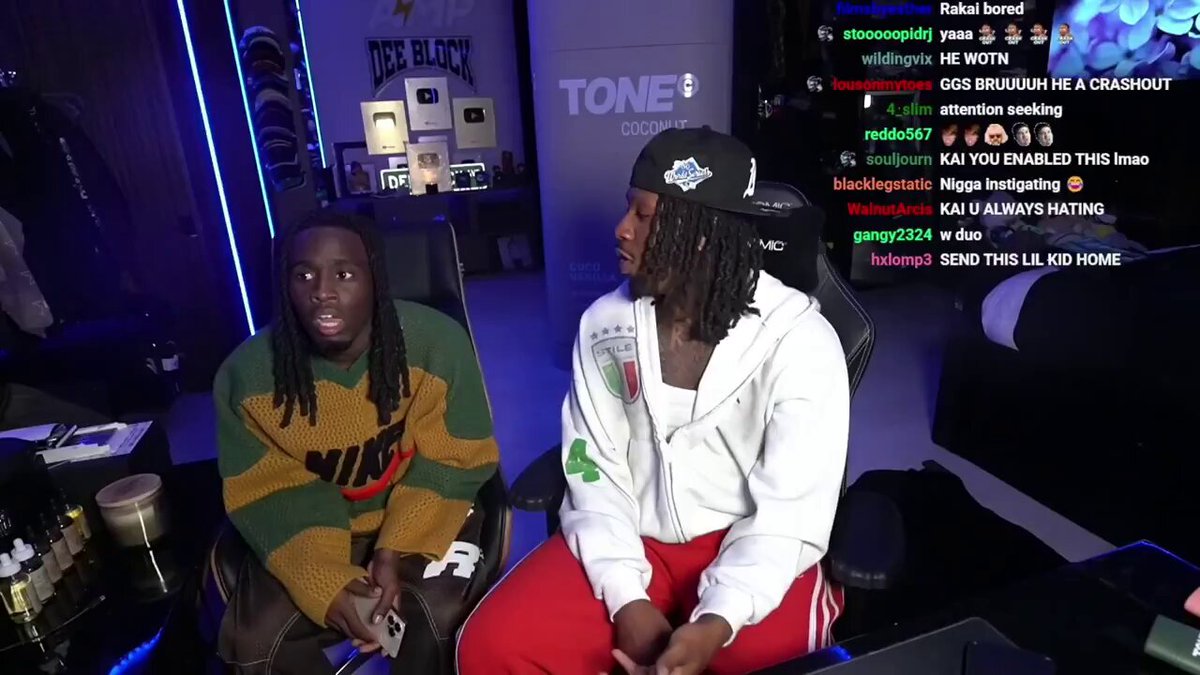 Duke Dennis couldn’t believe Kai Cenat was telling him how much aura he had 😭💀