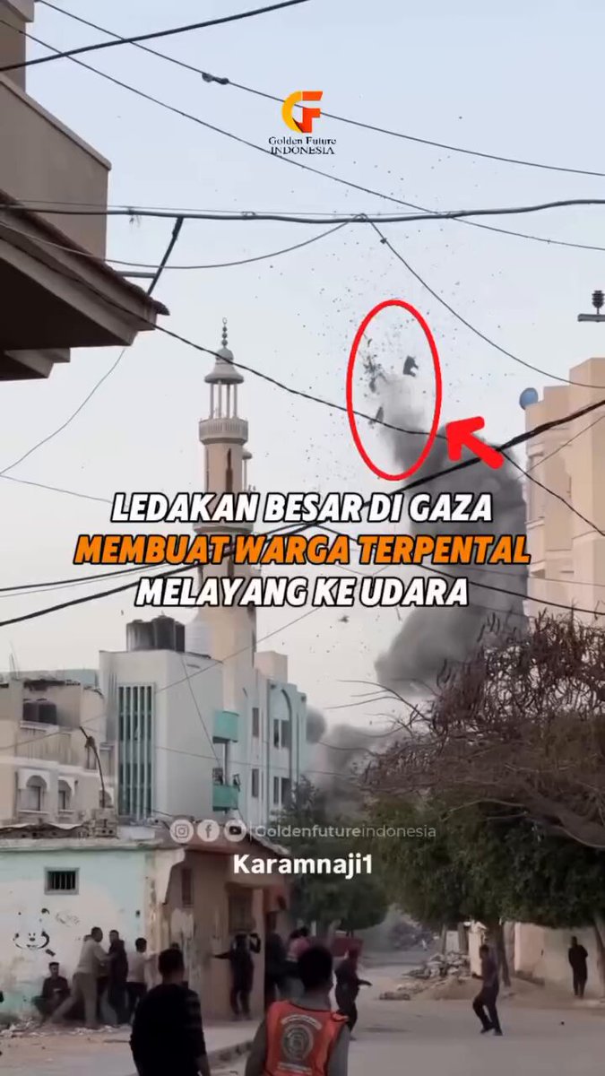 𝐓ubuh anak-anak Palestina terpental hingga 100 meter ke udara akibat pemboman Pasukan teroris Zionis Israel Jiwa2 tak berdosa, yang terlempar terburai tinggi ke langit Gaza karena bom penjajah. Tanpa jeda tanpa peringatan mereka tak sempat lari, tak sempat berpamitan.