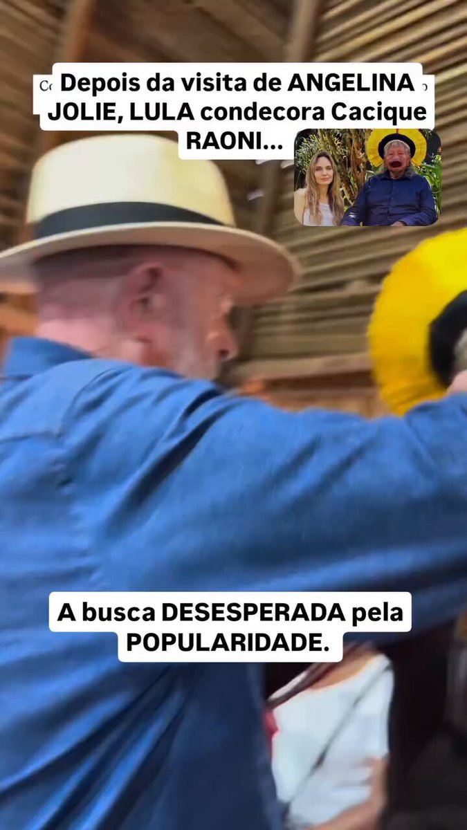 O vagabundo cachaceiro desesperado por popularidade, foi até os índios e condecorou o Cacique Tampa de Nescau. A tampa ficou tão emocionada que balangava.