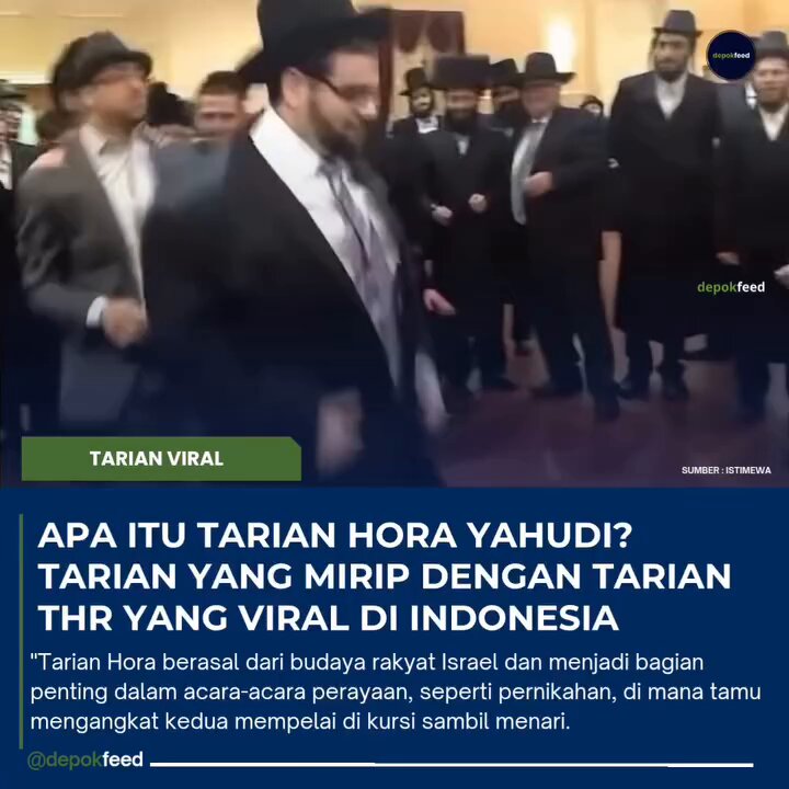 siapa yang kemaren pas bagi bagi THR nari nari kayak gini? ternyata namanya tarian Hora dari bangsa Yahudi. __________________ a thread __________________