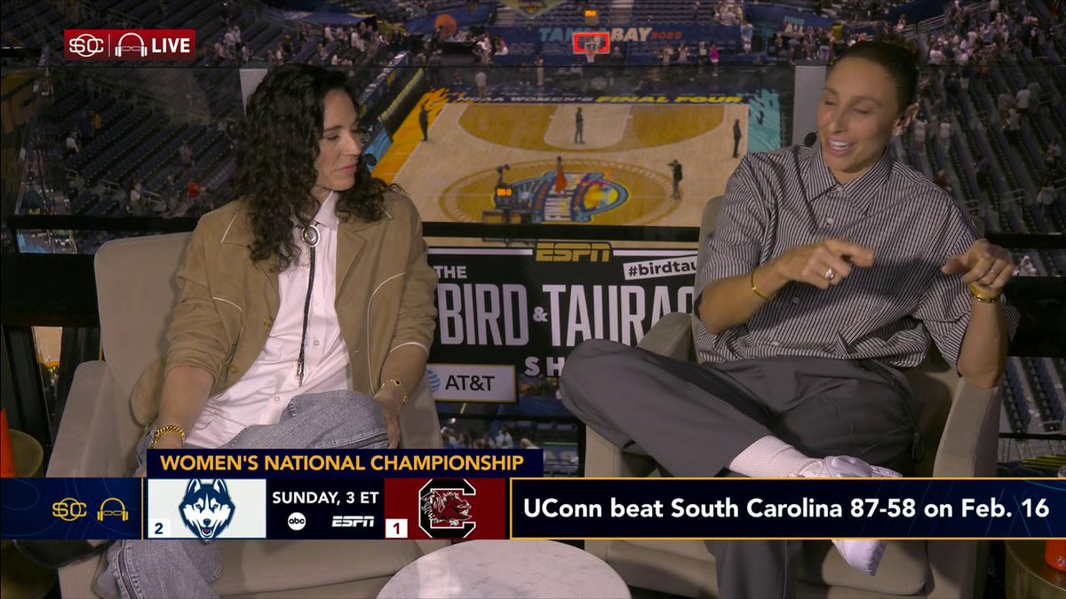 "Just like Maryland is not here right now." Diana Taurasi really went there with Scott Van Pelt ๐