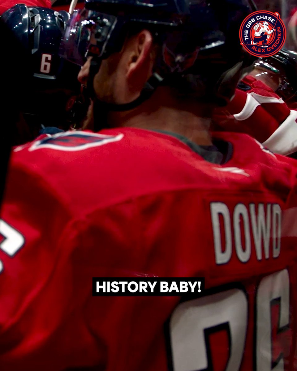 "HISTORY BABY!" 🎙️ Listen in on the moment Alex Ovechkin tied Gretzky's all-time goals record. #Gr8Chase