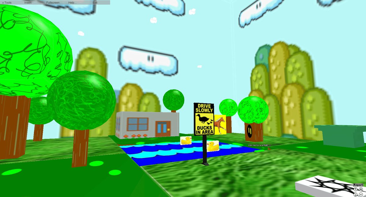 🧵 Scrapped projects made in old ROBLOX clients: 2023-25 01. "My World" (for late 2009 versions) Created March 2025 Badge hunt/exploration game made using real decals In collaboration with tobu.fi. May finish?