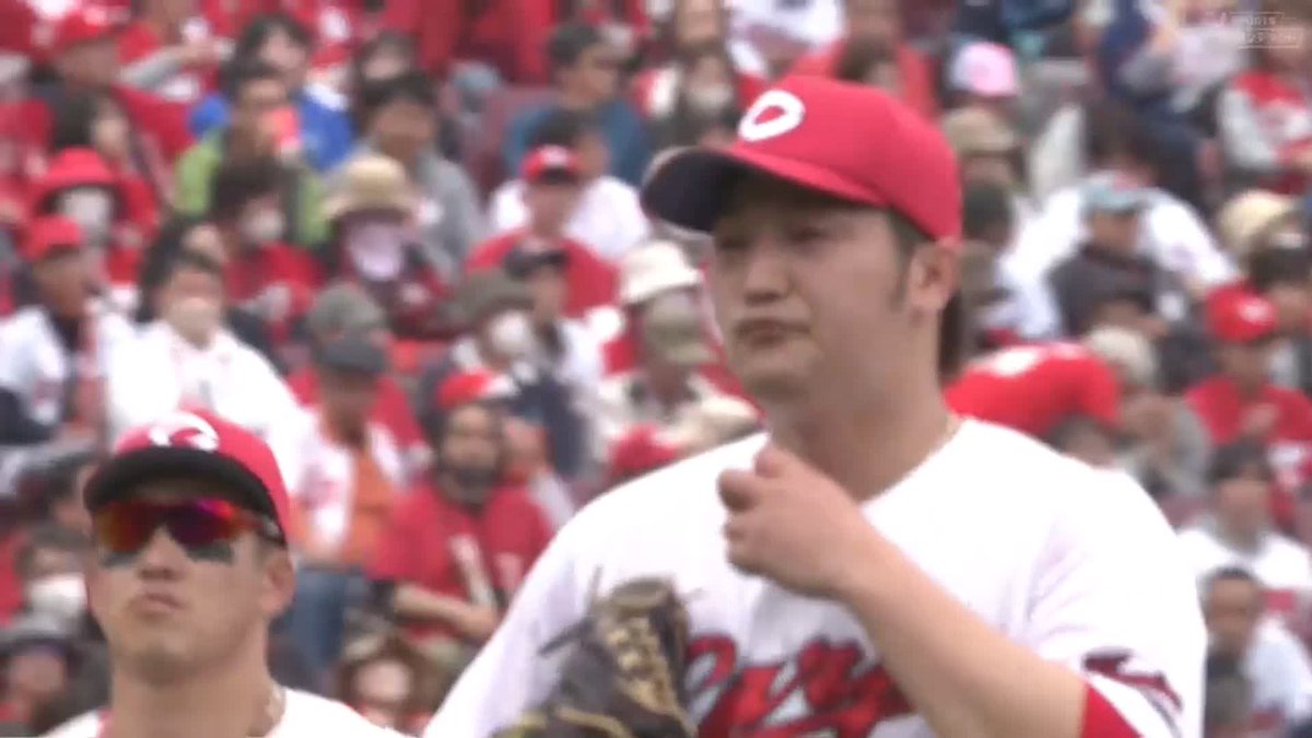 ⚾️2回表⚾️ ピッチャー ＃床田寛樹 ピンチを見逃し三振で乗り切り流れを呼び込む🔥 広島0 -2横浜DeNA J SPORTSオンデマンド LIVE配信中✨"