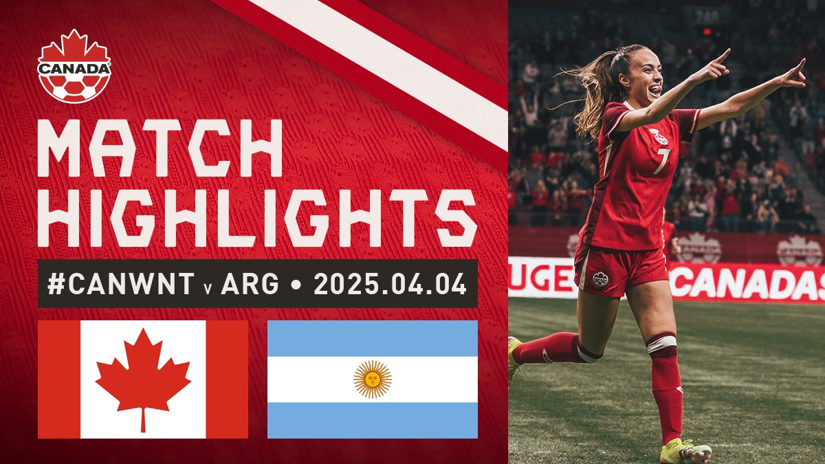 Match highlights // faits saillants #CANWNT 🇨🇦 3-0 🇦🇷