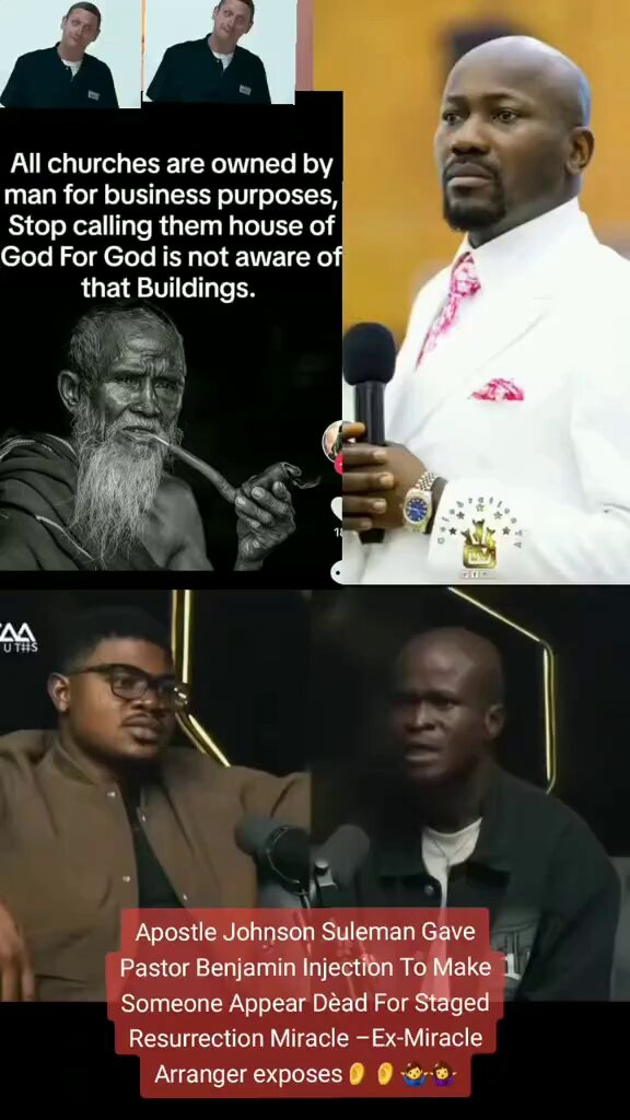 Apostle Johnson Suleman Gave Pastor Benjamin Injection To Make Someone Appear Dèad For Staged Resurrection Miracle –Ex-Miracle Arranger exposes👂👂👇👇🤷‍♂️🤷‍♀️
