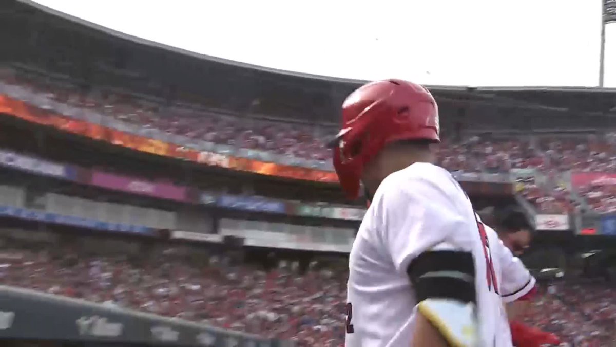 【カープ】末包昇大の今季第2号アーチとなる2ラン。今日3打点目 #carp #カープ