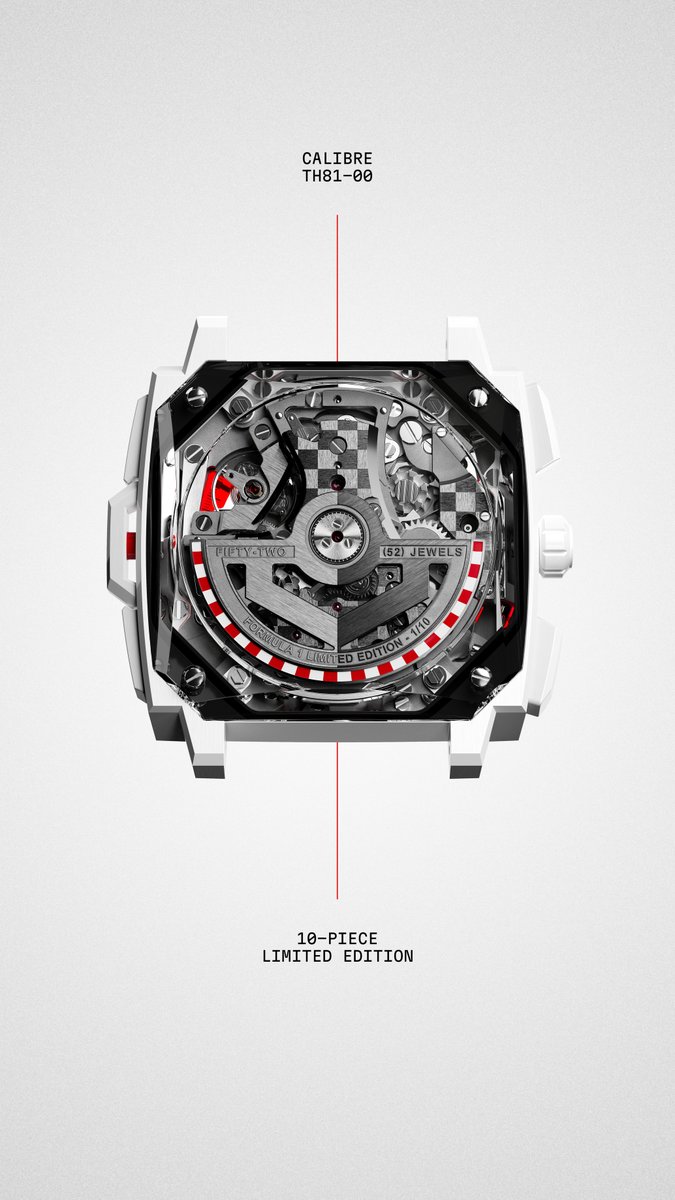 Introducing the TAG Heuer Monaco Split-Seconds Chronograph | F1®️, our first timepiece designed in partnership with Formula 1®️, born from the thrill of the race where every millisecond matters. Its 41mm case, made entirely of lightweight white ceramic and sapphire crystal, houses the ultra-light Calibre TH81-00 split-seconds chronograph, capturing the relentless energy of the track. #TAGHeuer #TAGHeuerMonaco #WatchesAndWonders