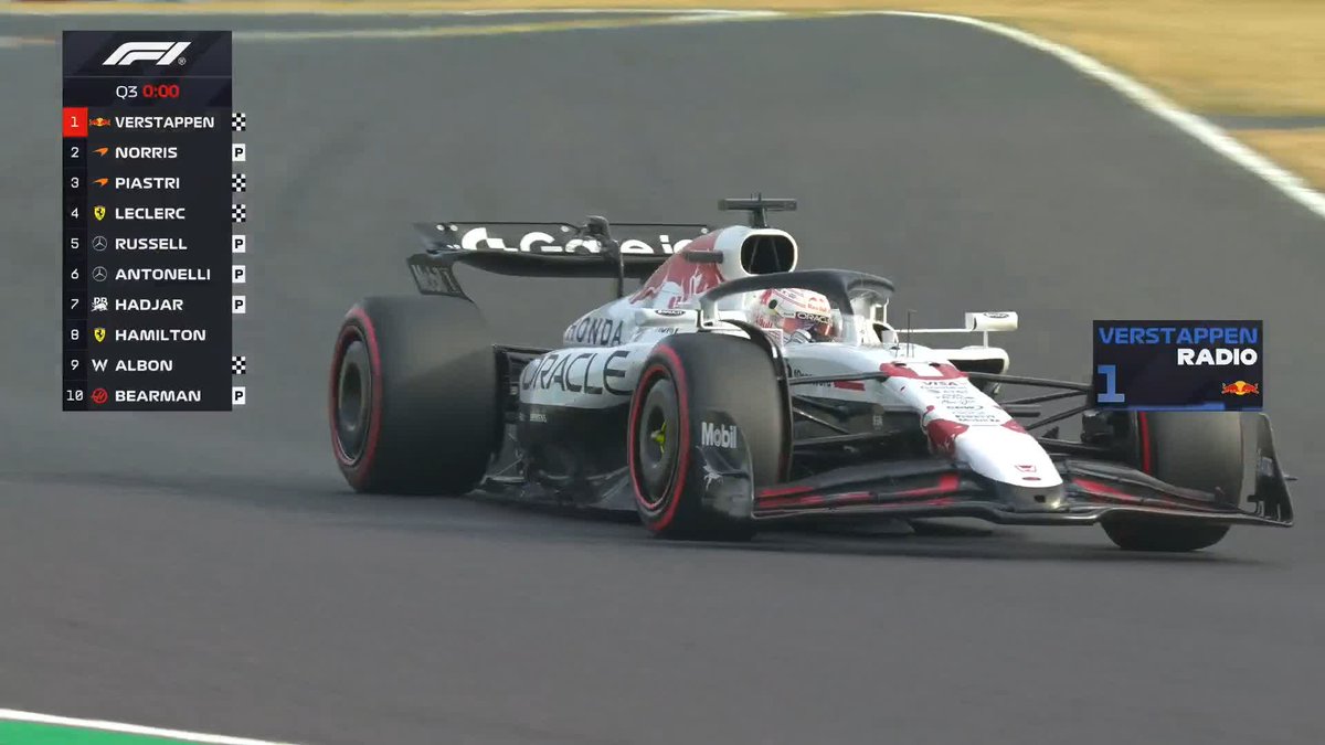 Listen to that roar! Max Verstappen is on POLE #F1 #JapaneseGP