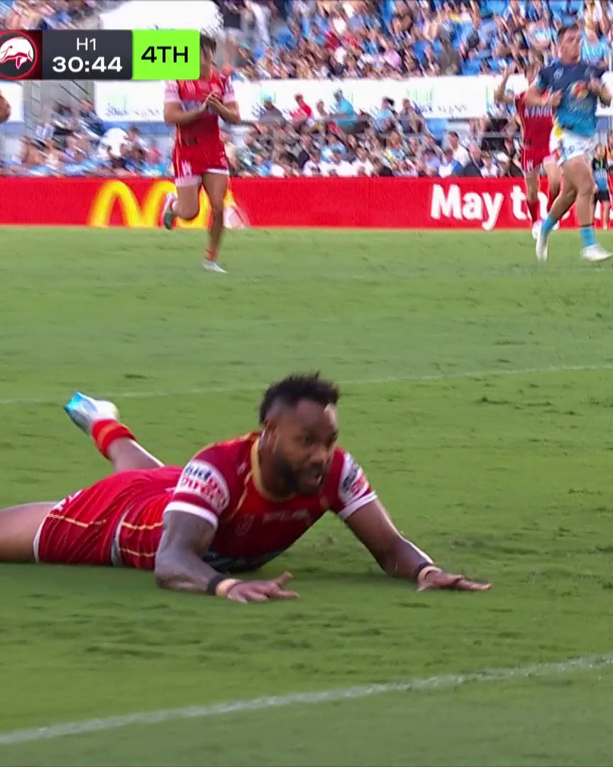 It's Hammer time! 🔨 #NRLTitansDolphins