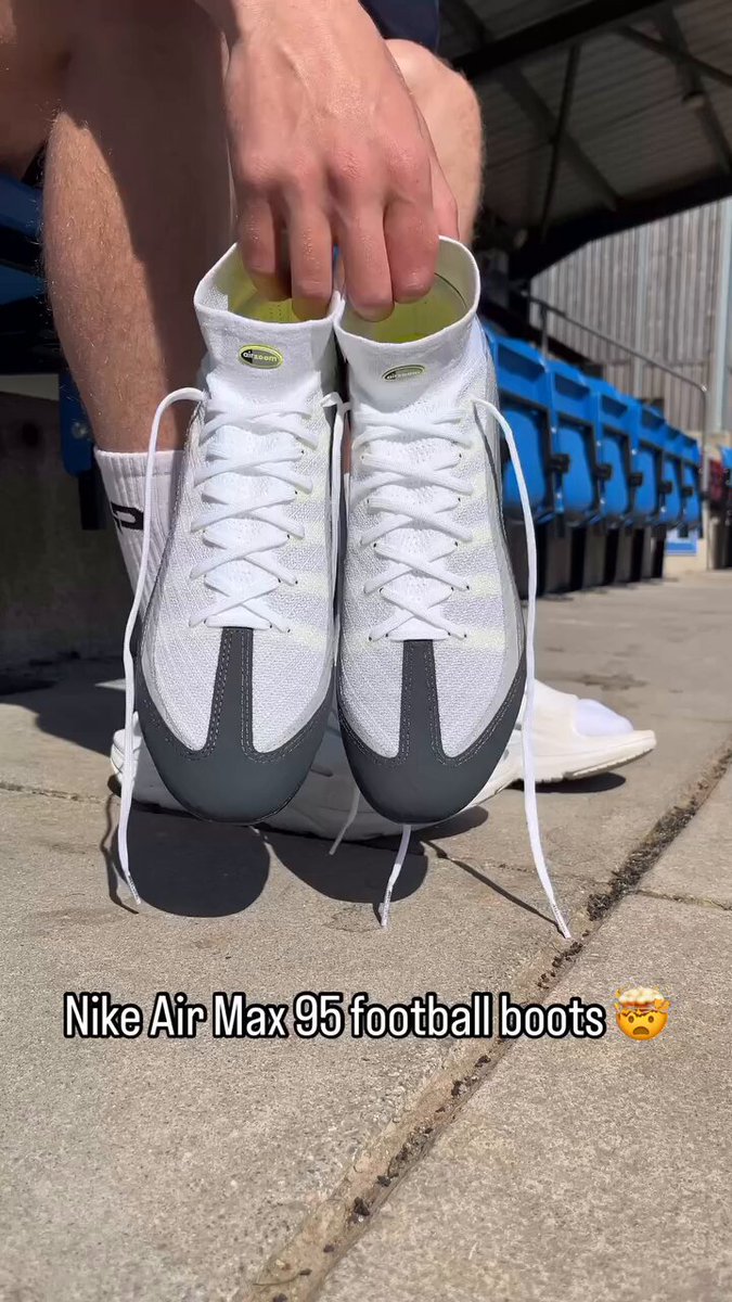 More here 👀 A first look at the Nike Air Max 95 Mercurial boots 😱 link above to find out how to get them ⬆️
