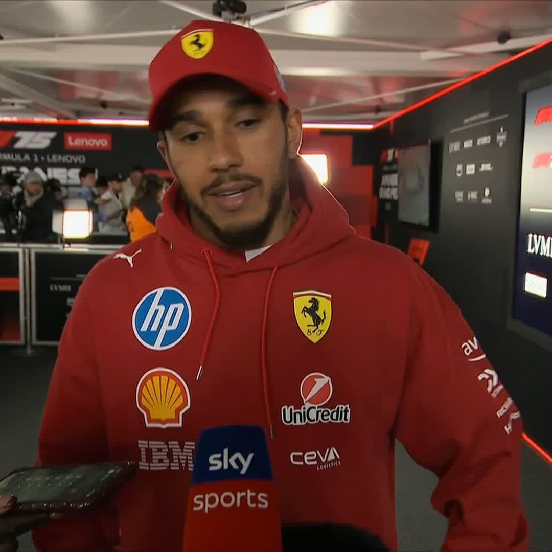 "Obviously not good enough from my side." 😔 Lewis Hamilton reflects on qualifying 💬