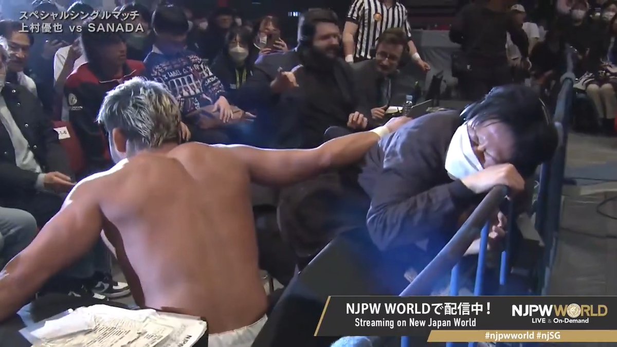 SANADA 🆚 🇮🇹ミラノコレクションA.T.🇯🇵 🤔？ Sign up Now &amp; Stay tuned to #NJPW #njpwworld #njSG
