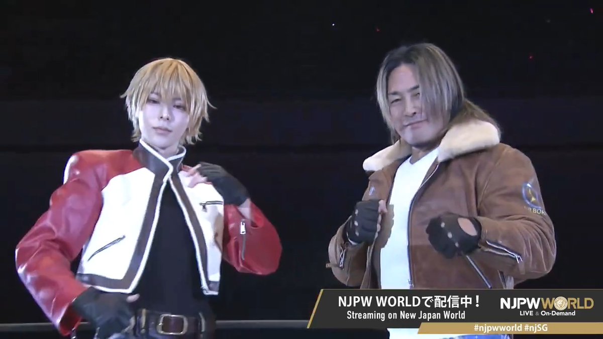 餓狼伝説 City of the Wolves .棚橋 弘至 &amp; 桃戸もも Sign up Now &amp; Stay tuned to #NJPW #njpwworld #njSG