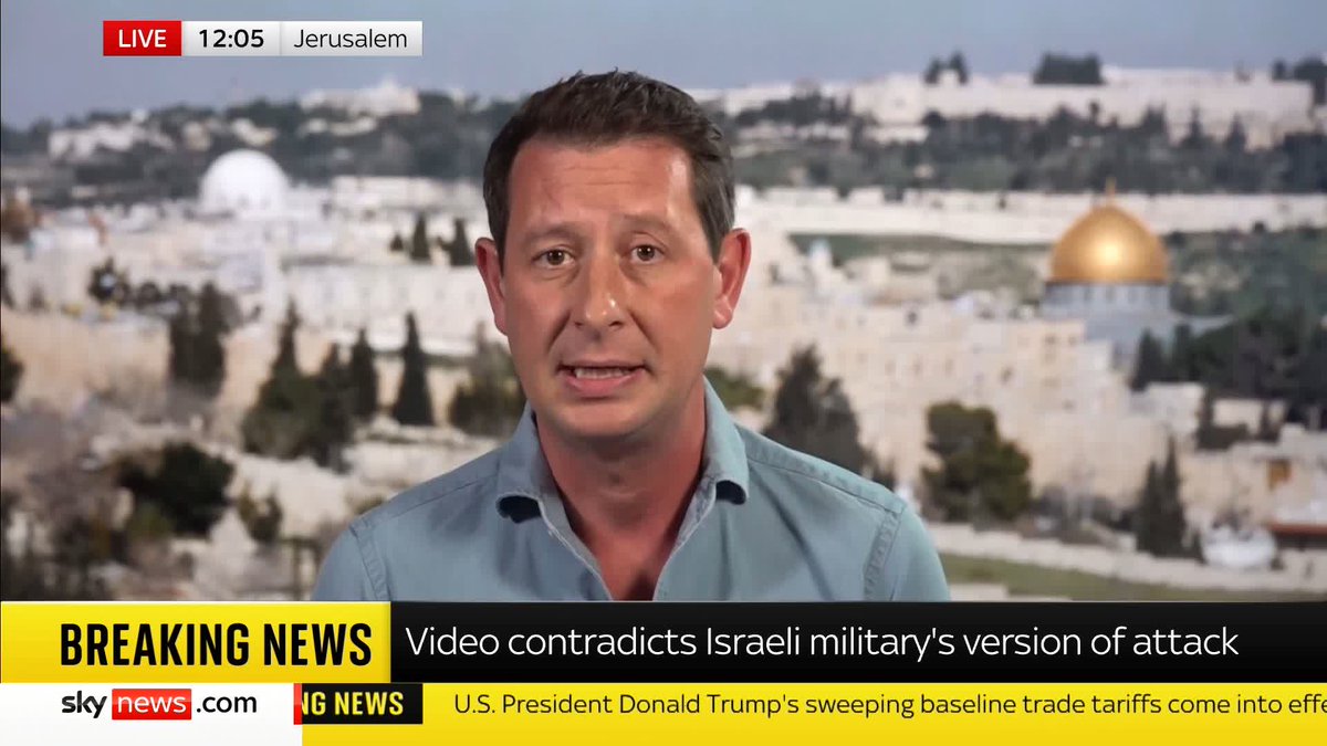 BREAKING: Video emerges of aid workers being fired on in Gaza, contradicting Israel's account of the deadly attack, with 15 bodies found in a "mass grave." Sky's Alistair Bunkall has the details.
