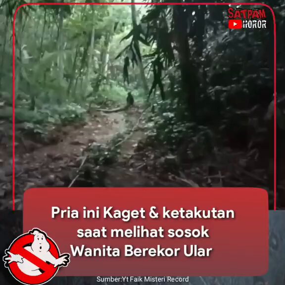 wanita berekor ular? 😰