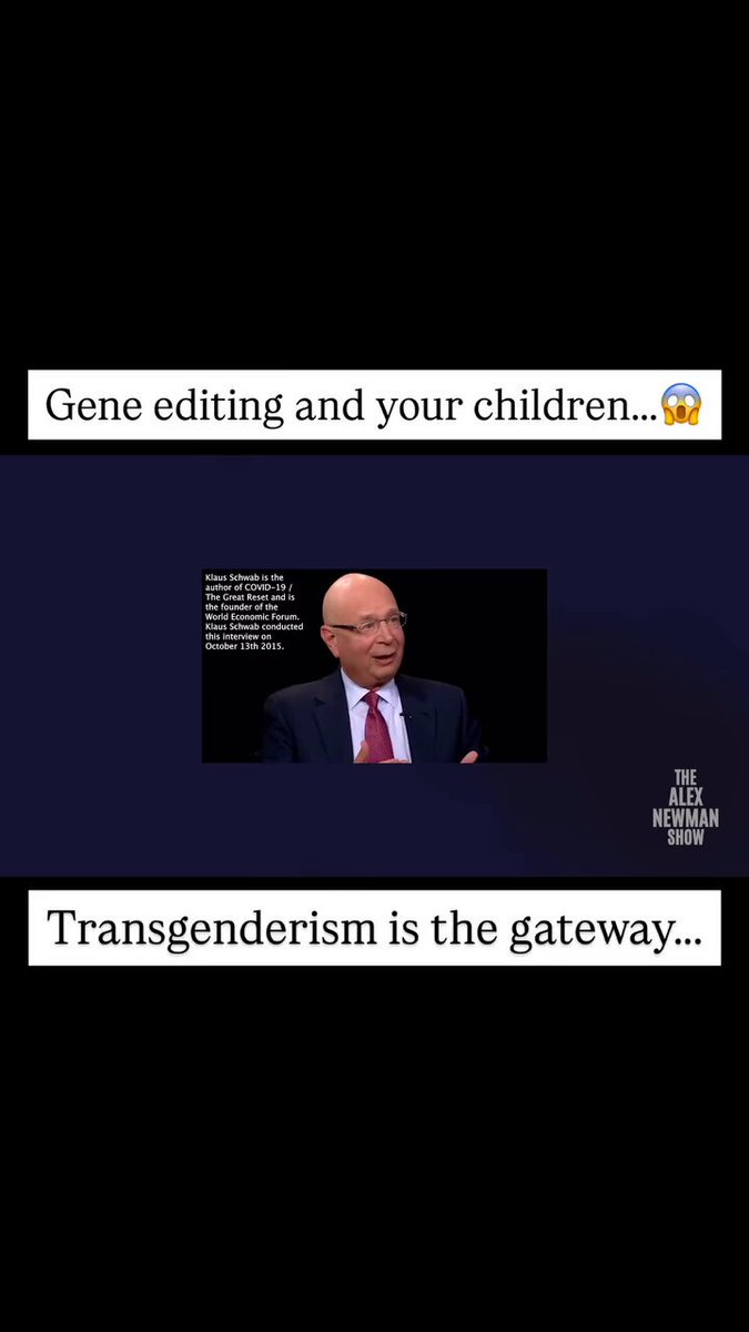 “Transgenderism is just a pre-cursor to tran-humanism”