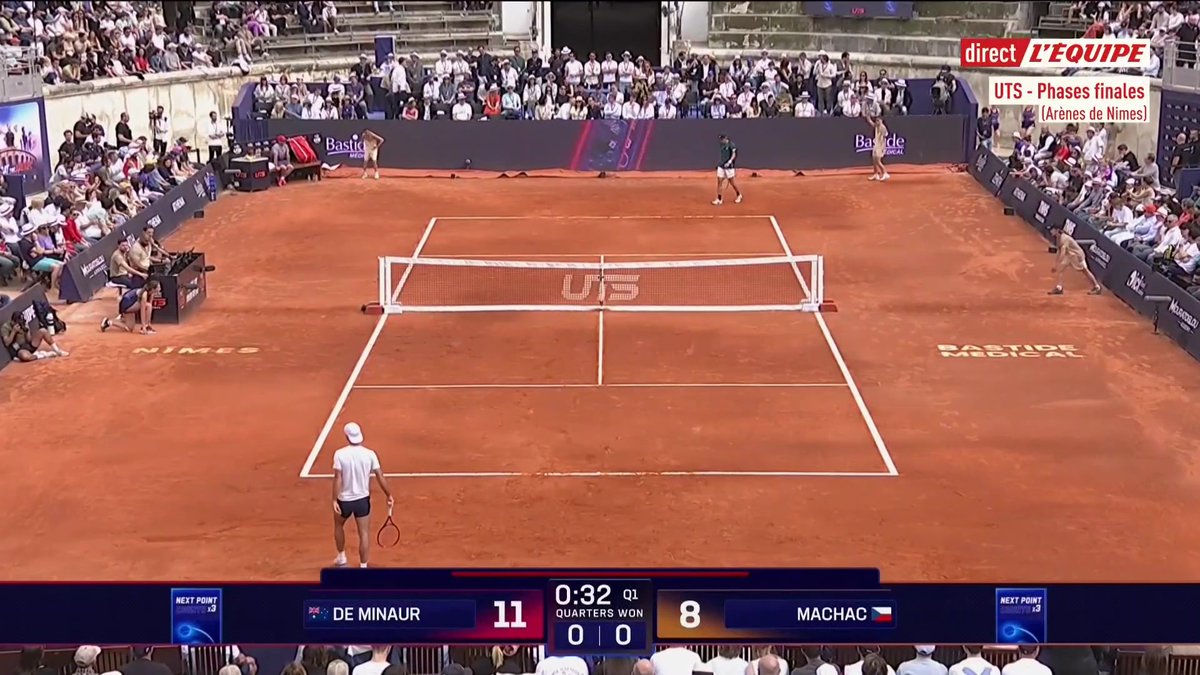 C'est parti pour les phases finales du Bastide Médical UTS Nîmes 🏟️🎾 #UTSTour