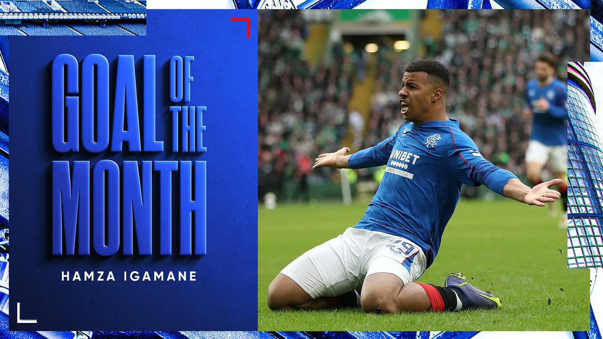 🎯 Hamza Igamane v Celtic 🗳️ Igamane has been voted EA SPORTS FC Men’s Goal of the Month award for March!