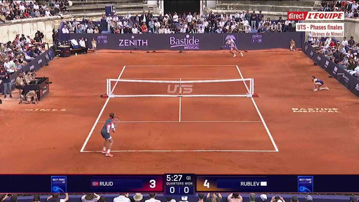 Ruud affronte Rublev en demie du Bastide Médical UTS Nîmes ! #UTSTour
