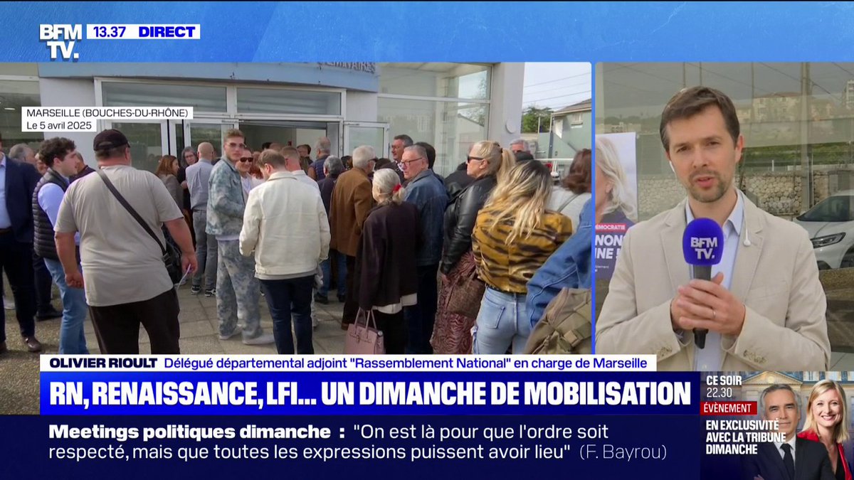 Meeting RN: "La démocratie c'est que Marine Le Pen soit candidate en 2027", déclare Olivier Rioult (RN)