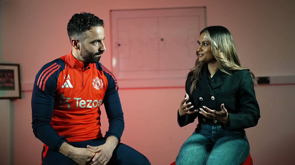 "I will not stay in the middle ground and try to use excuses, it's not in me." Ruben Amorim insists he will lead Manchester United to a Premier League title in the future 🏆🔴